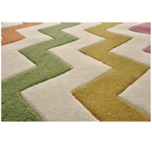 buy chevron rugs, colorful chevron rug, multicolor chevron rug, plush rugs, chevron rugs for living room, rugs for formal room, bedroom rugs, littlelooms rugs, hand tufted rugs