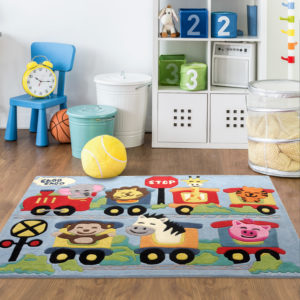 buy kids rugs online, buy kids carpets online, kids train rugs, buy kids Choo Choo train rug, kids room rugs, buy kids nursery rugs, littlelooms rugs, hand tufted rugs