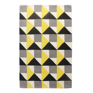 buy rugs online, buy carpets, black & yellow pattern rug, living room rugs, area rugs, bedroom rugs, accent rugs, littlelooms rugs, handmade rugs, hand tufted rugs