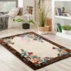 buy brown rugs, brown area rugs online, brown carpets online, floral carpets online, oriental rugs online