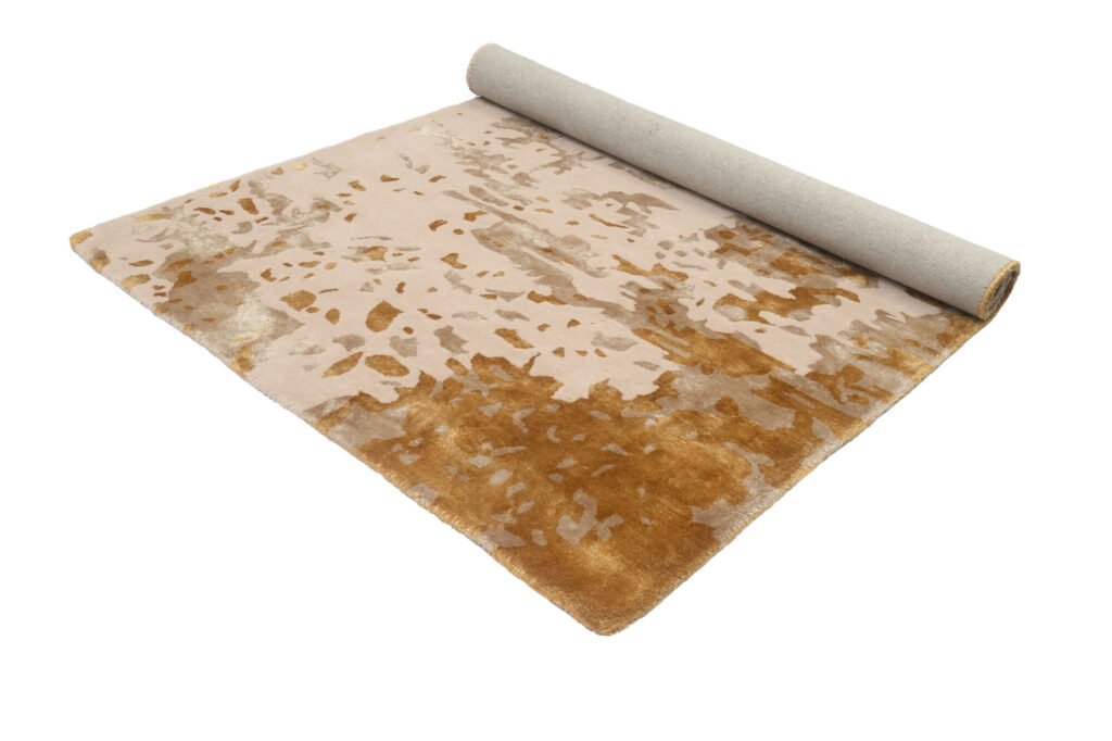 Amber Color Rug Littlelooms.in | Handmade Rugs & Handcrafted Carpets Online