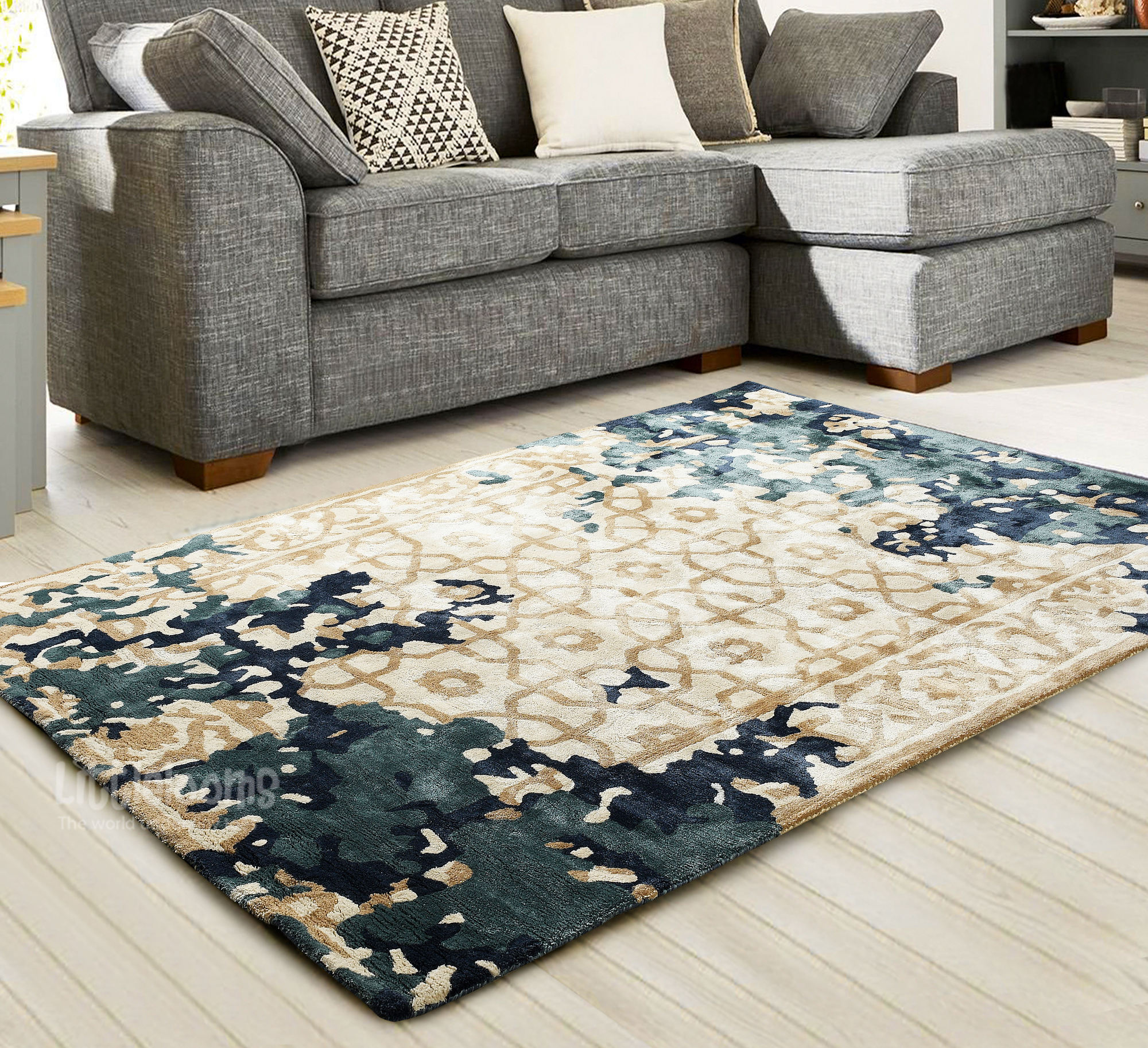 Lattice Rug (BLUE)