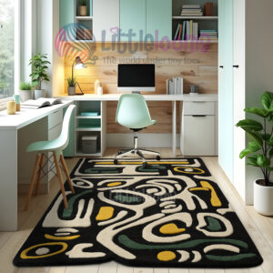 Triology Abstract Handmade Rug