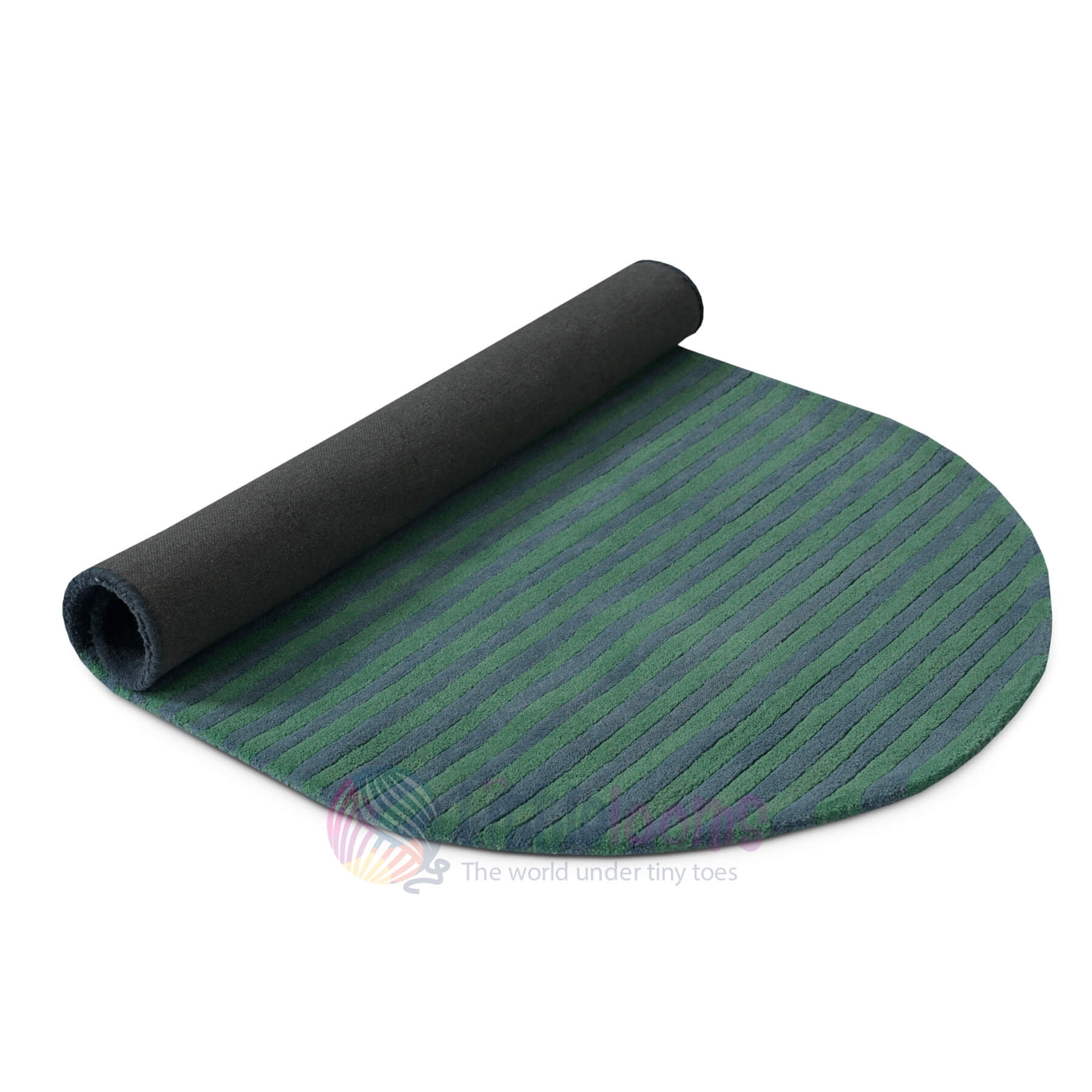Jolly Arc Blue Green Oval Rug - Image 3