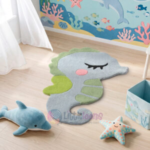 The Little Seahorse Rug