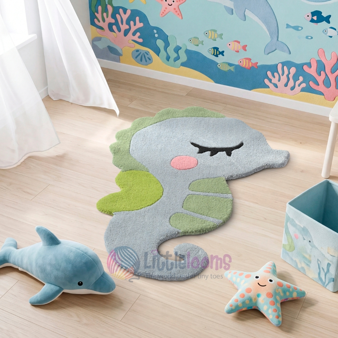 The Little Seahorse Rug