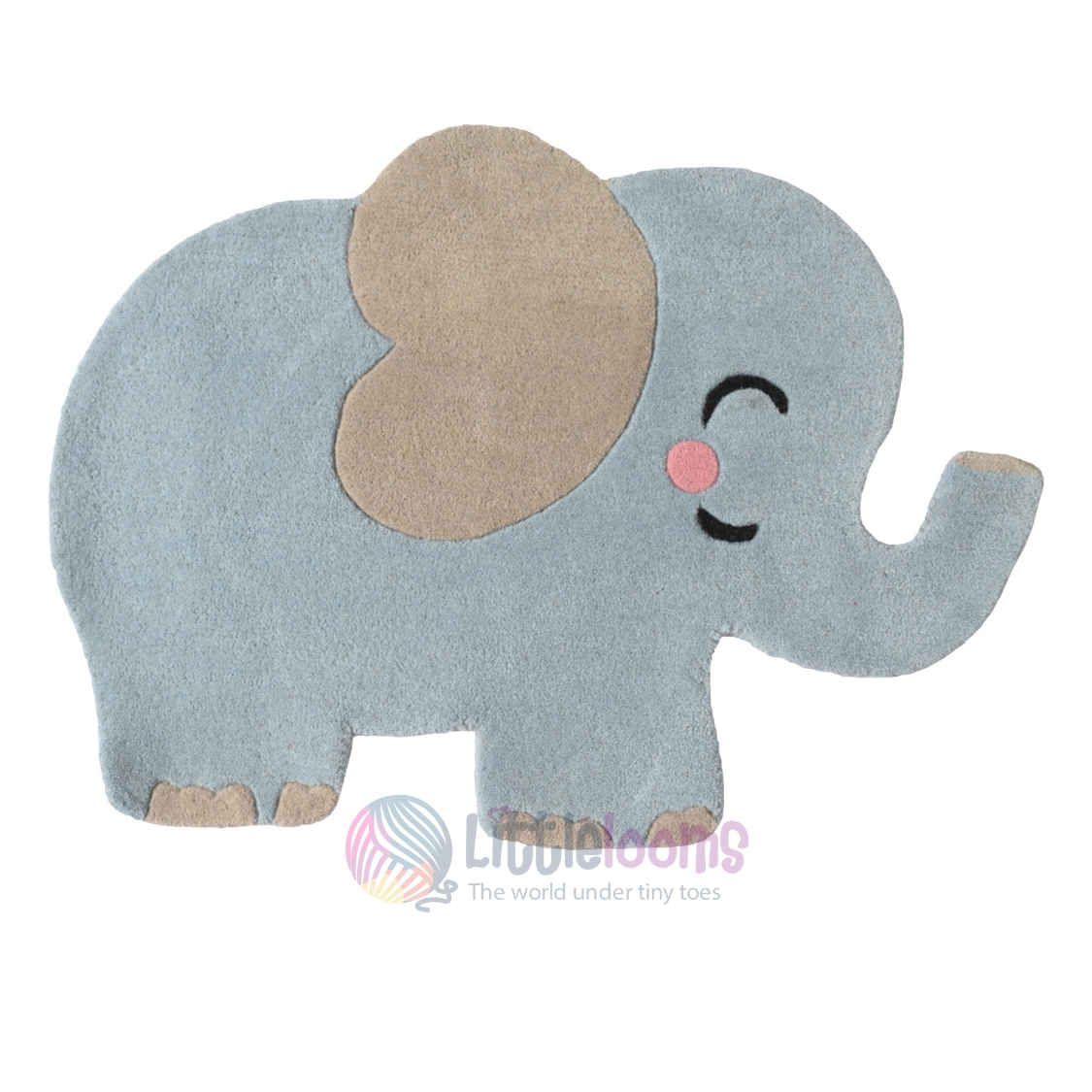 The Baby Blue Elephant Rug - Image 5